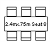 Table 2400mm x 750mm
